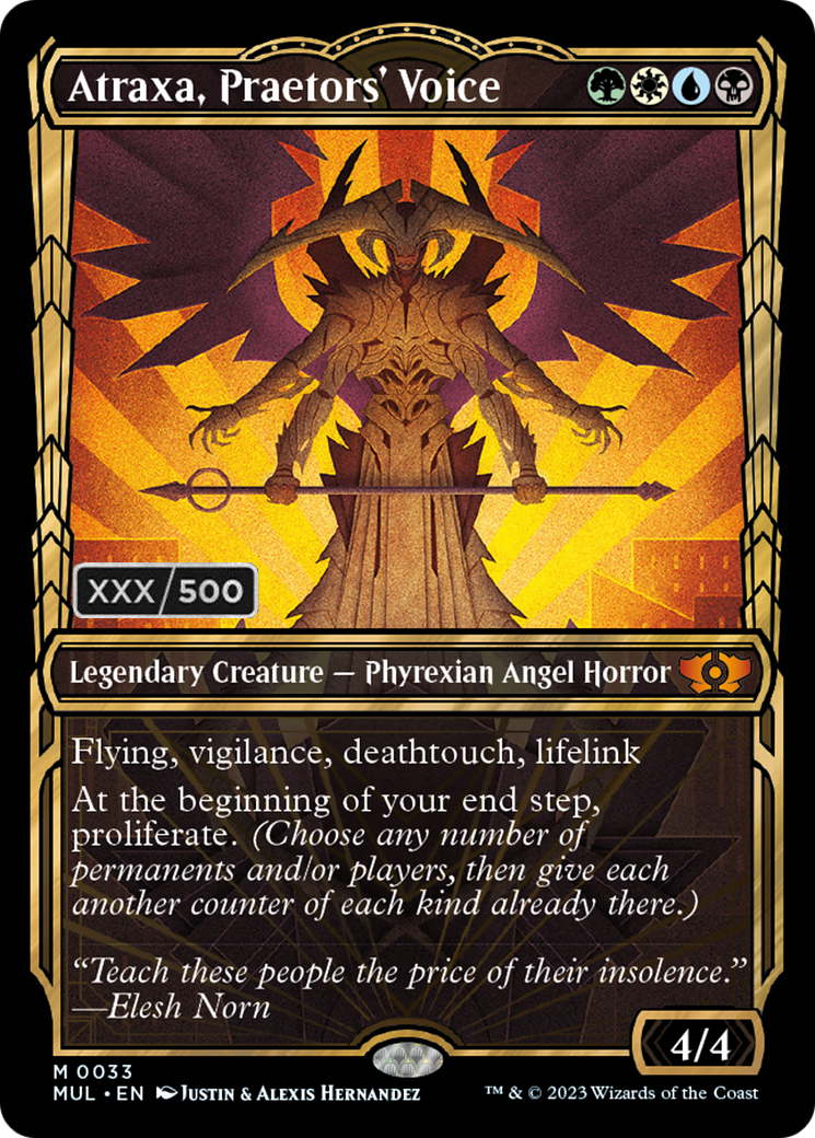 Atraxa, Praetors' Voice (Serialized) [Multiverse Legends] | Webway Games
