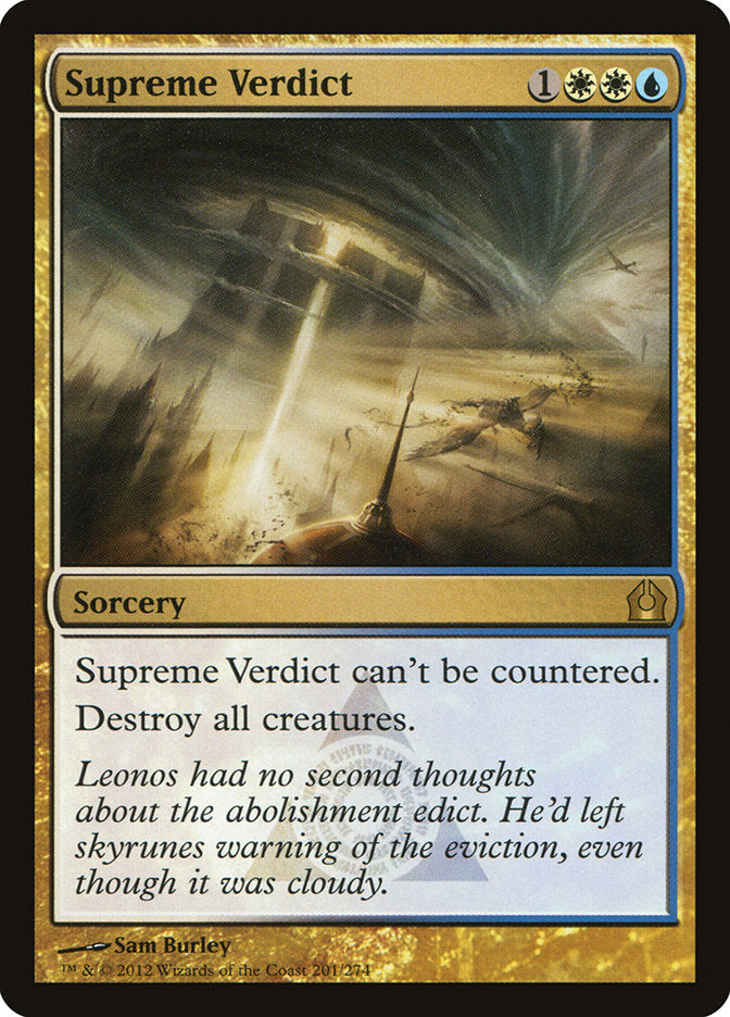 Supreme Verdict [Return to Ravnica] | Webway Games