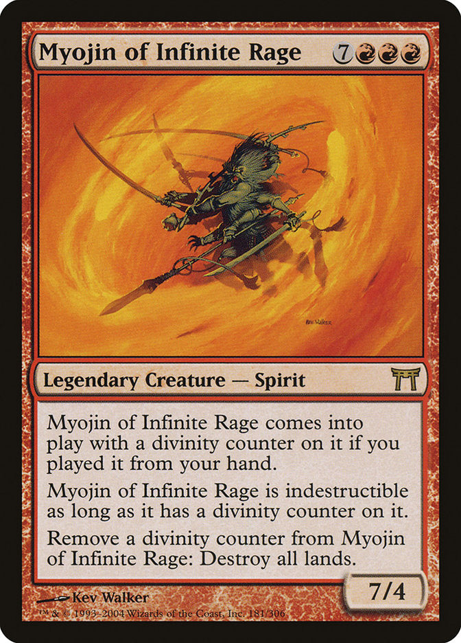 Myojin of Infinite Rage [Champions of Kamigawa] | Webway Games