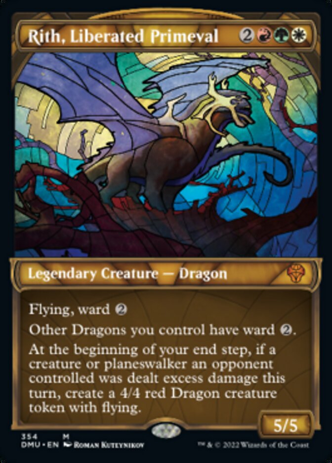 Rith, Liberated Primeval (Showcase Textured) [Dominaria United] | Webway Games