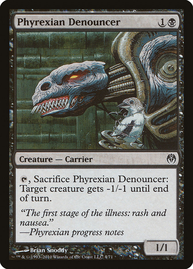 Phyrexian Denouncer [Duel Decks: Phyrexia vs. the Coalition] | Webway Games