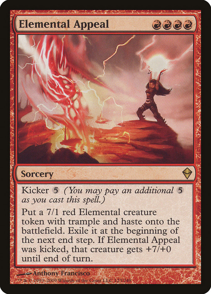 Elemental Appeal [Zendikar] | Webway Games