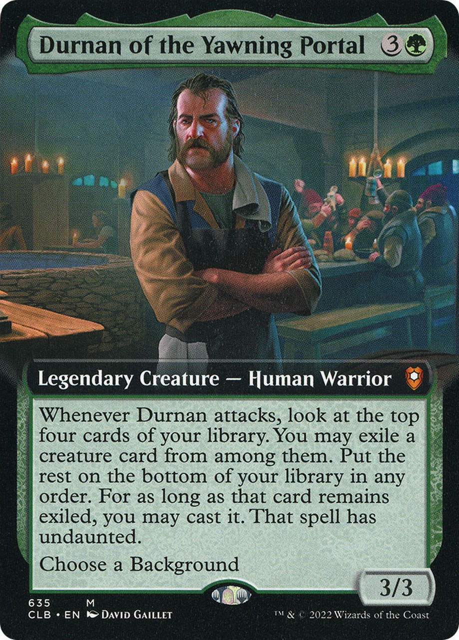 Durnan of the Yawning Portal (Extended Art) [Commander Legends: Battle for Baldur's Gate] | Webway Games