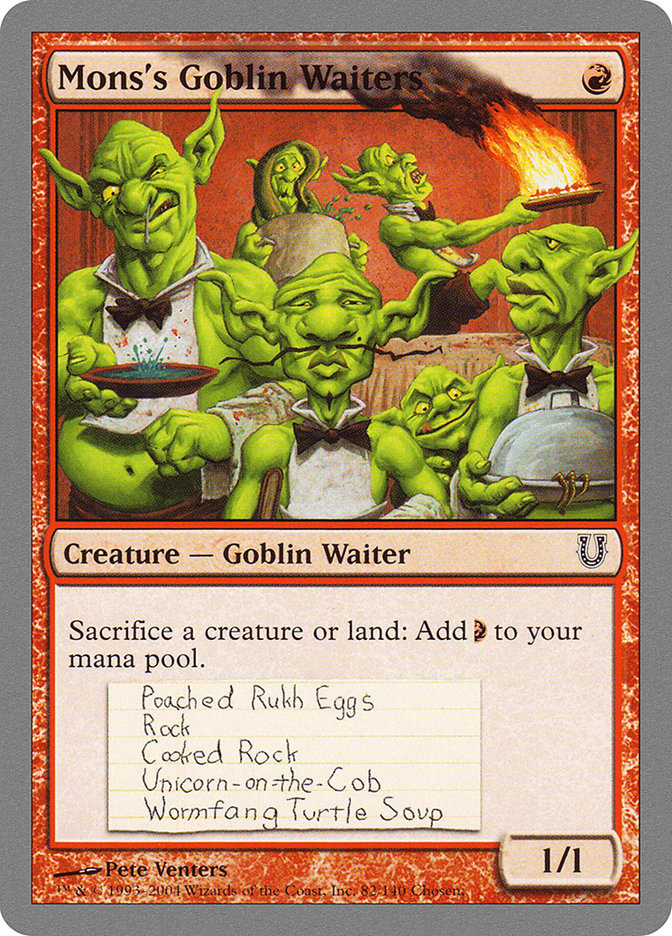 Mons's Goblin Waiters [Unhinged] | Webway Games