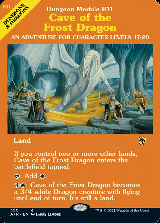 Cave of the Frost Dragon (Dungeon Module) [Dungeons & Dragons: Adventures in the Forgotten Realms] | Webway Games