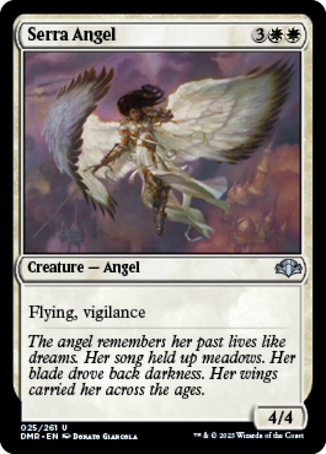 Serra Angel [Dominaria Remastered] | Webway Games