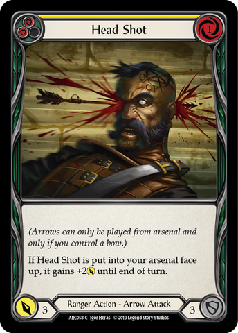 Head Shot (Yellow) [ARC058-C] 1st Edition Normal