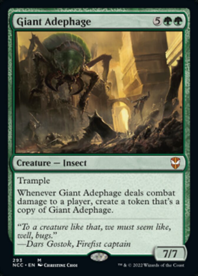 Giant Adephage [Streets of New Capenna Commander] | Webway Games