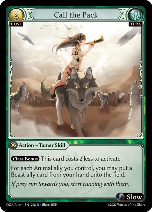 Call the Pack (268) [Dawn of Ashes: Alter Edition] | Webway Games