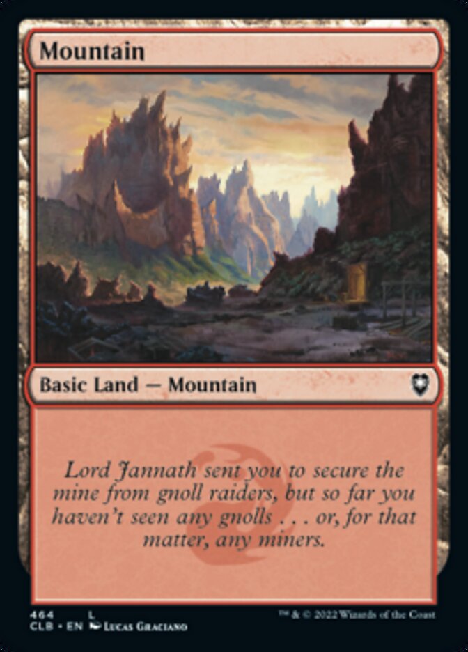 Mountain (464) [Commander Legends: Battle for Baldur's Gate] | Webway Games