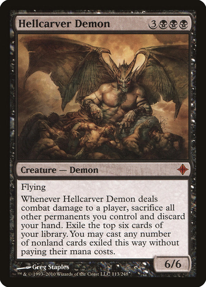 Hellcarver Demon [Rise of the Eldrazi] | Webway Games