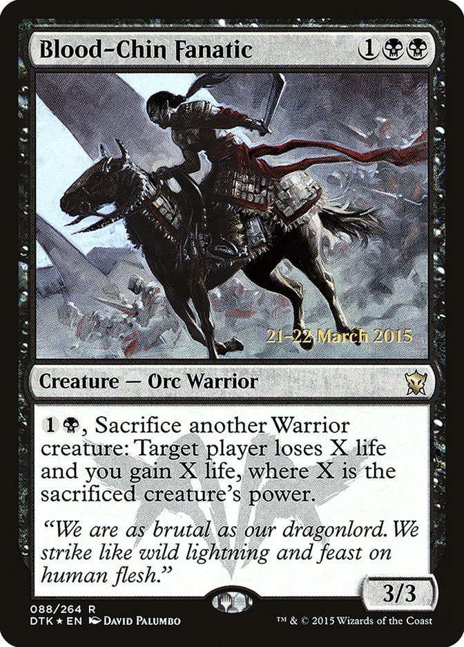 Blood-Chin Fanatic  (Prerelease) [Dragons of Tarkir Prerelease Promos] | Webway Games
