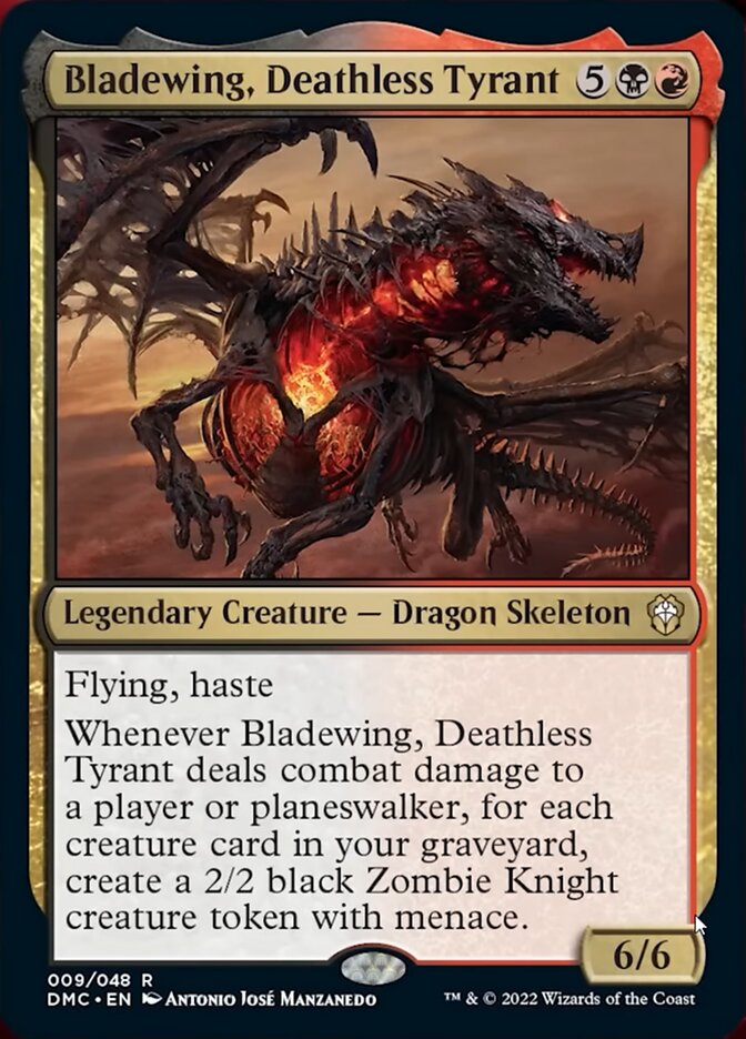 Bladewing, Deathless Tyrant [Dominaria United Commander] | Webway Games