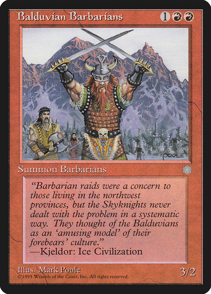 Balduvian Barbarians [Ice Age] | Webway Games