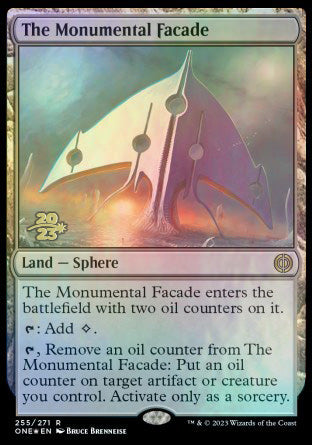 The Monumental Facade [Phyrexia: All Will Be One Prerelease Promos] | Webway Games
