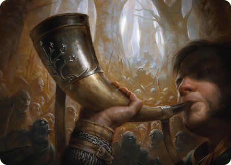 Horn of Gondor Art Card [The Lord of the Rings: Tales of Middle-earth Art Series] | Webway Games