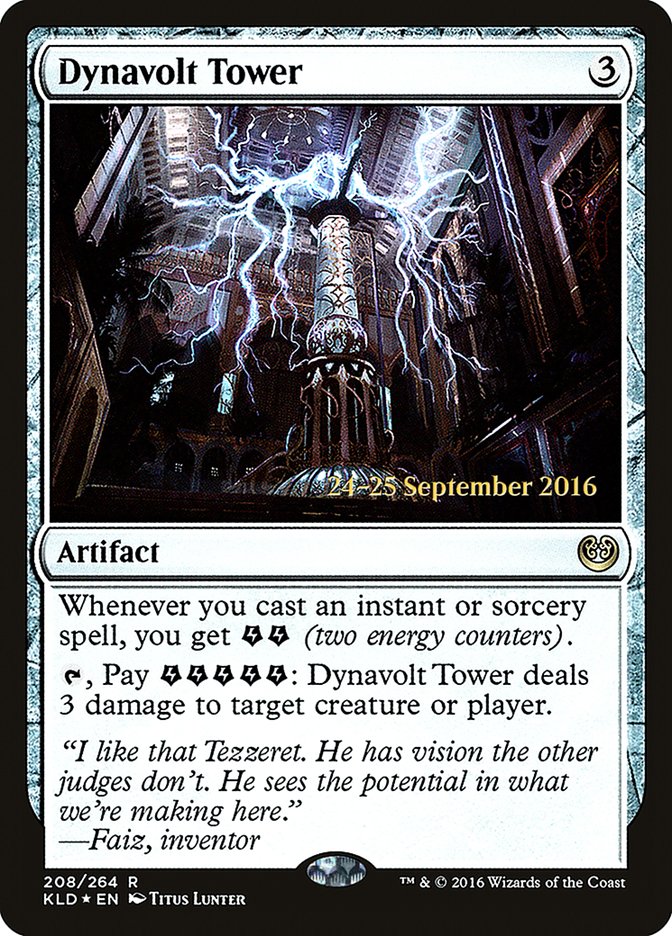 Dynavolt Tower  (Prerelease) [Kaladesh Prerelease Promos] | Webway Games