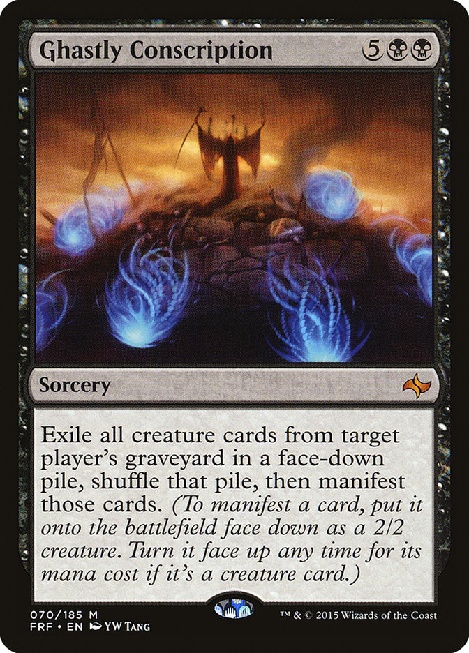 Ghastly Conscription [Fate Reforged] | Webway Games