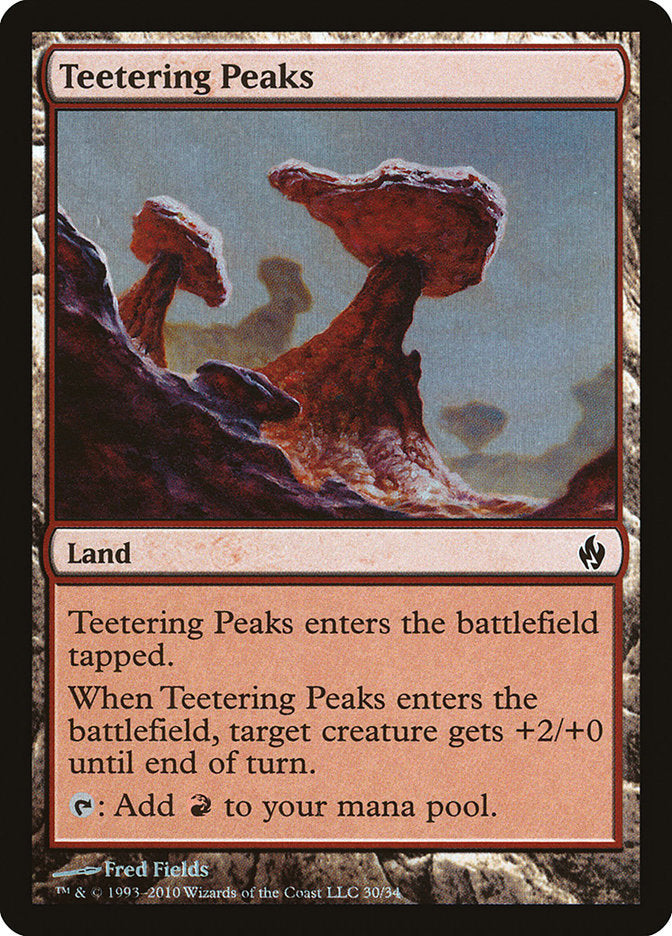 Teetering Peaks [Premium Deck Series: Fire and Lightning] | Webway Games