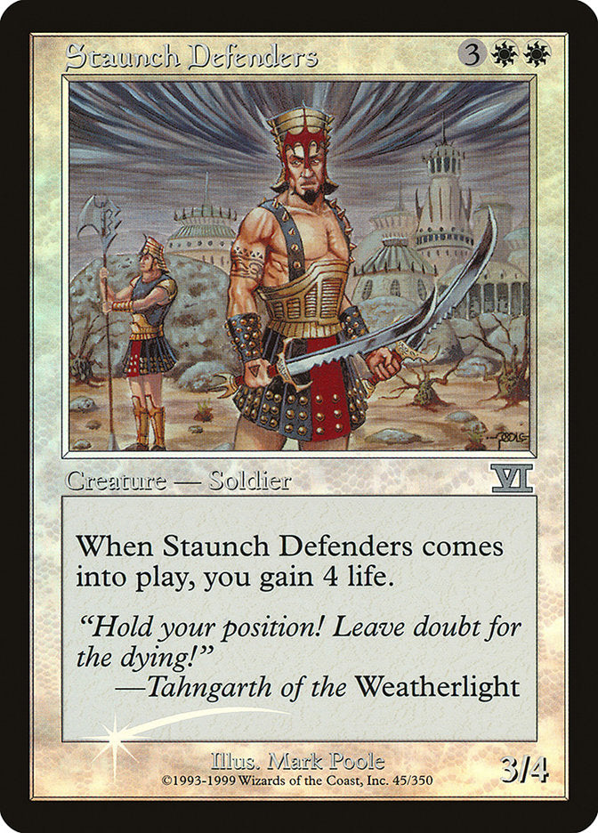 Staunch Defenders [Friday Night Magic 2000] | Webway Games