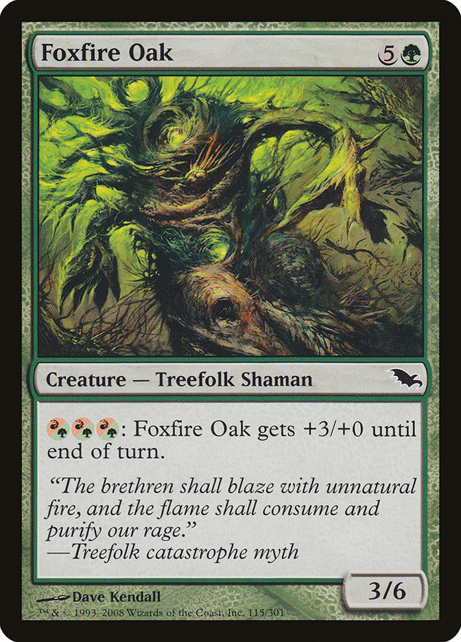 Foxfire Oak [Shadowmoor] | Webway Games