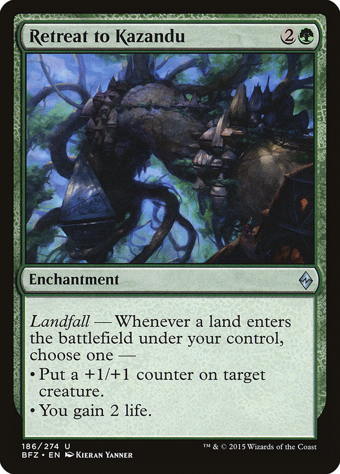 Retreat to Kazandu [Battle for Zendikar] | Webway Games