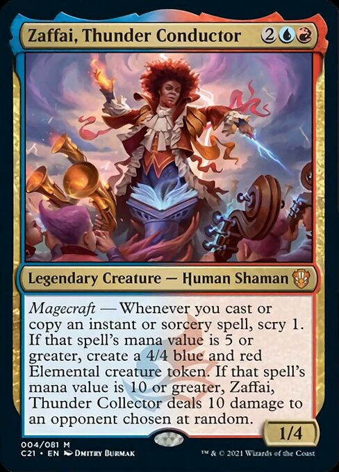 Zaffai, Thunder Conductor [Commander 2021] | Webway Games