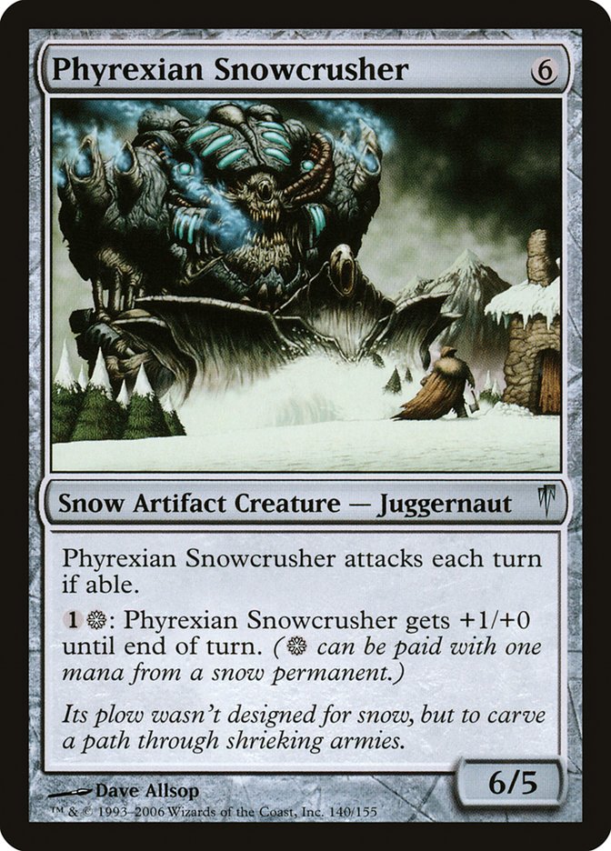 Phyrexian Snowcrusher [Coldsnap] | Webway Games