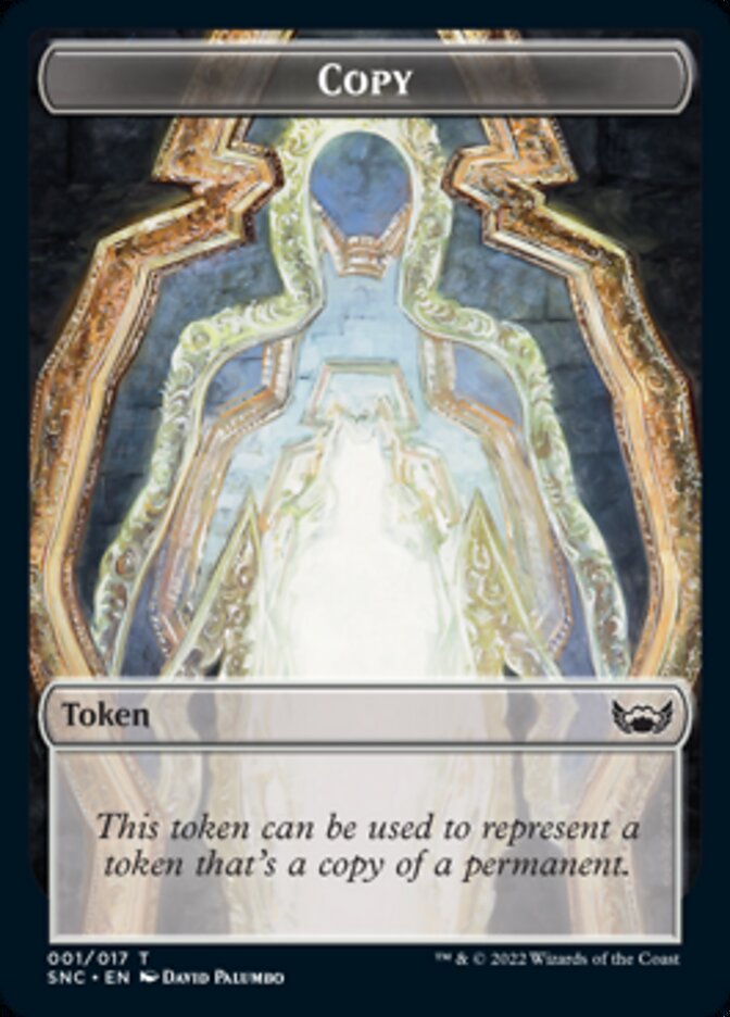 Demon // Copy Double-sided Token [Streets of New Capenna Commander Tokens] | Webway Games