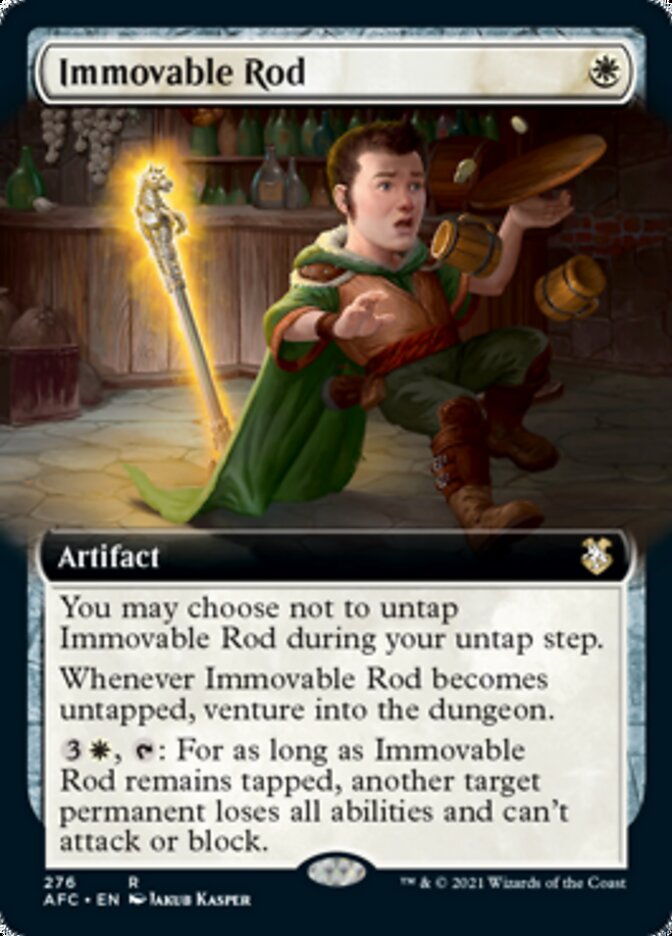 Immovable Rod (Extended) [Dungeons & Dragons: Adventures in the Forgotten Realms Commander] | Webway Games