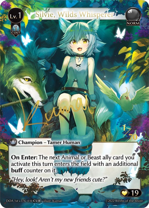 Silvie, Wilds Whisperer (CUR) (010) [Dawn of Ashes: 1st Edition] | Webway Games