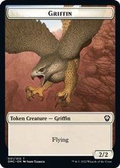 Zombie Knight // Griffin Double-sided Token [Dominaria United Commander Tokens] | Webway Games