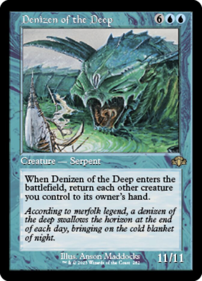 Denizen of the Deep (Retro) [Dominaria Remastered] | Webway Games