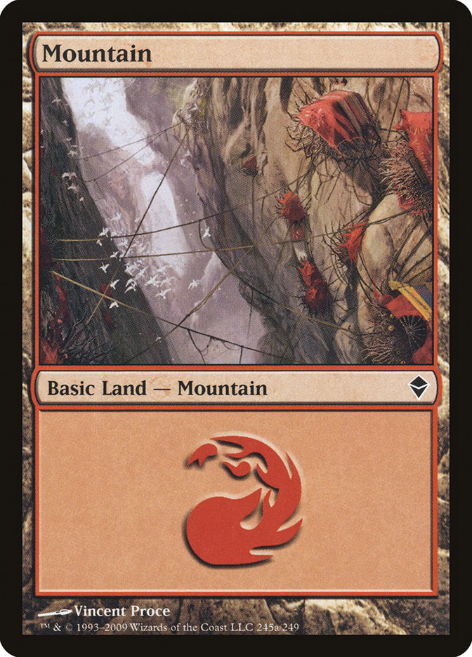 Mountain (#245a) [Zendikar] | Webway Games