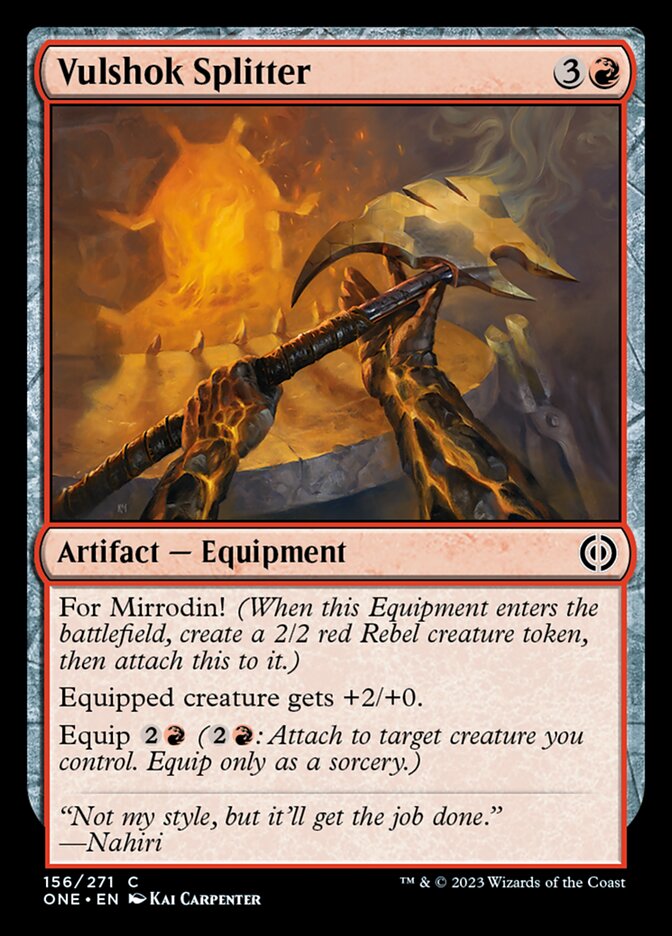 Vulshok Splitter [Phyrexia: All Will Be One] | Webway Games