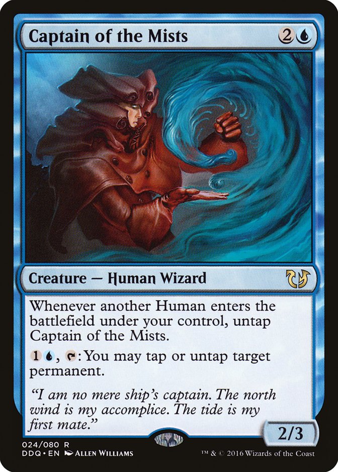 Captain of the Mists [Duel Decks: Blessed vs. Cursed] | Webway Games