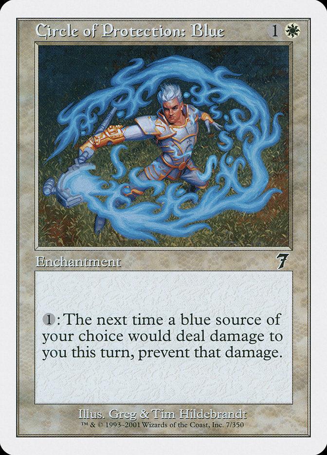 Circle of Protection: Blue [Seventh Edition] | Webway Games