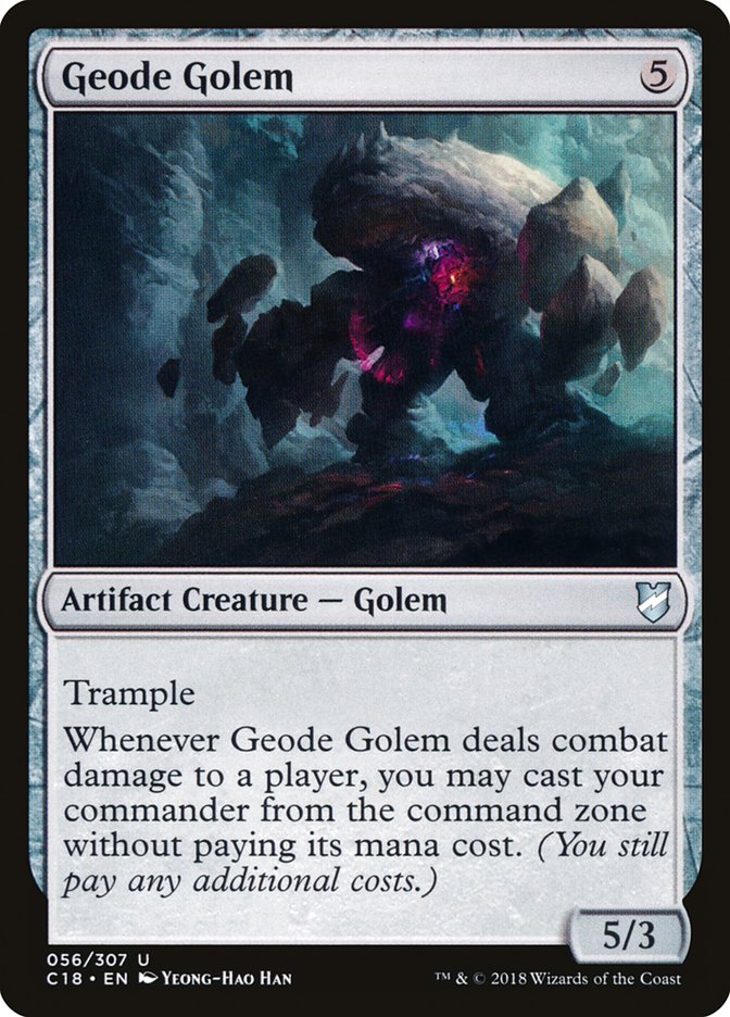 Geode Golem [Commander 2018] | Webway Games