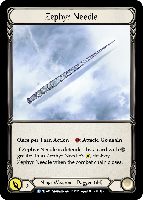 Zephyr Needle [CRU052] 1st Edition Normal | Webway Games