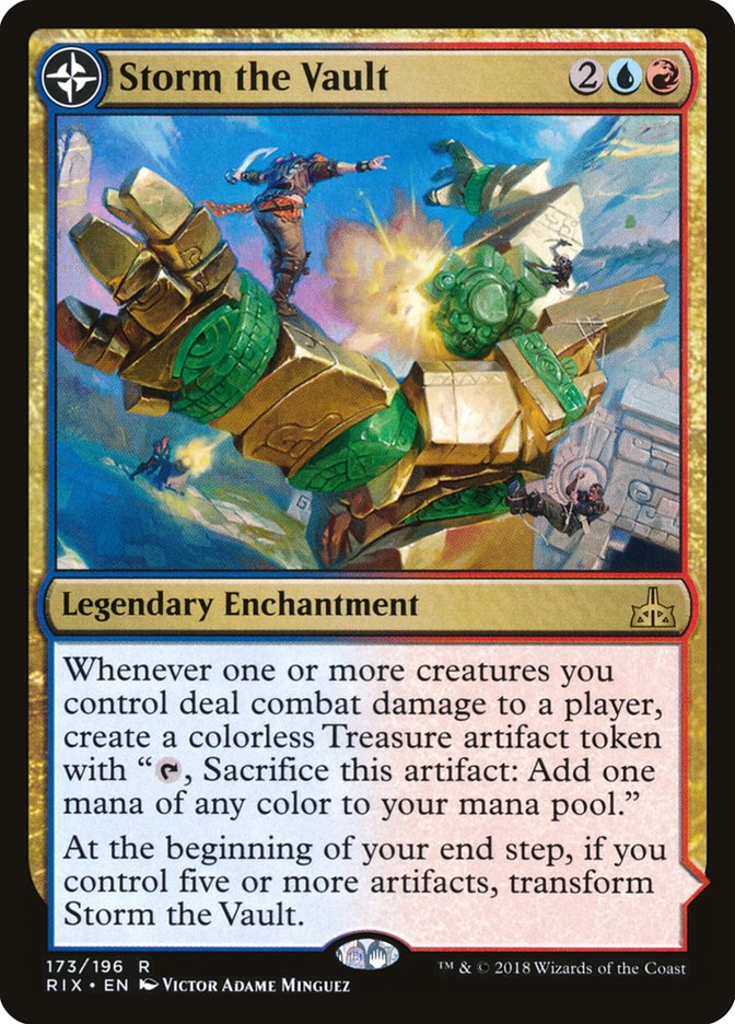 Storm the Vault // Vault of Catlacan [Rivals of Ixalan] | Webway Games