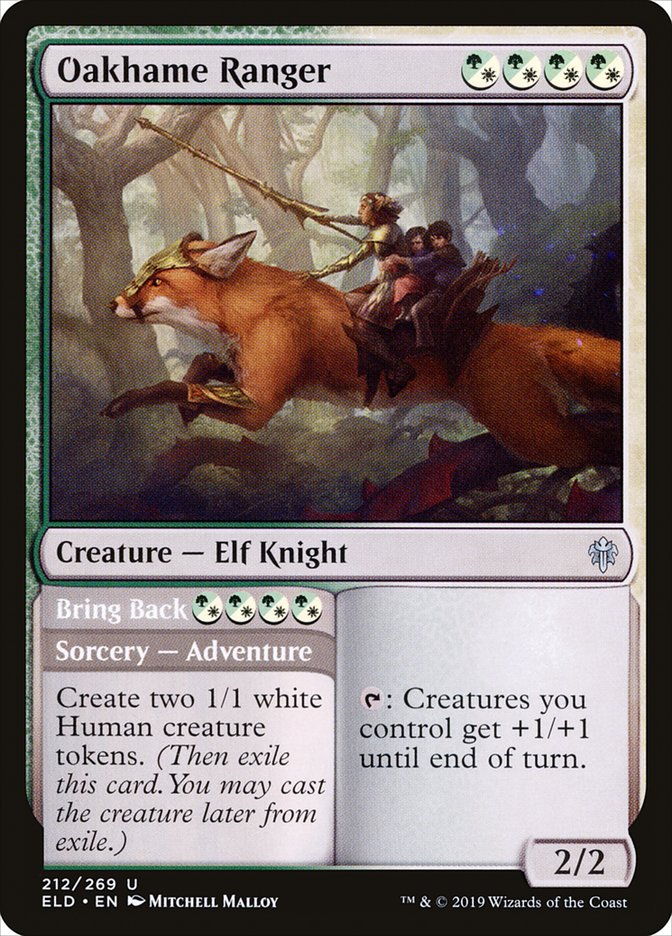 Oakhame Ranger // Bring Back [Throne of Eldraine] | Webway Games