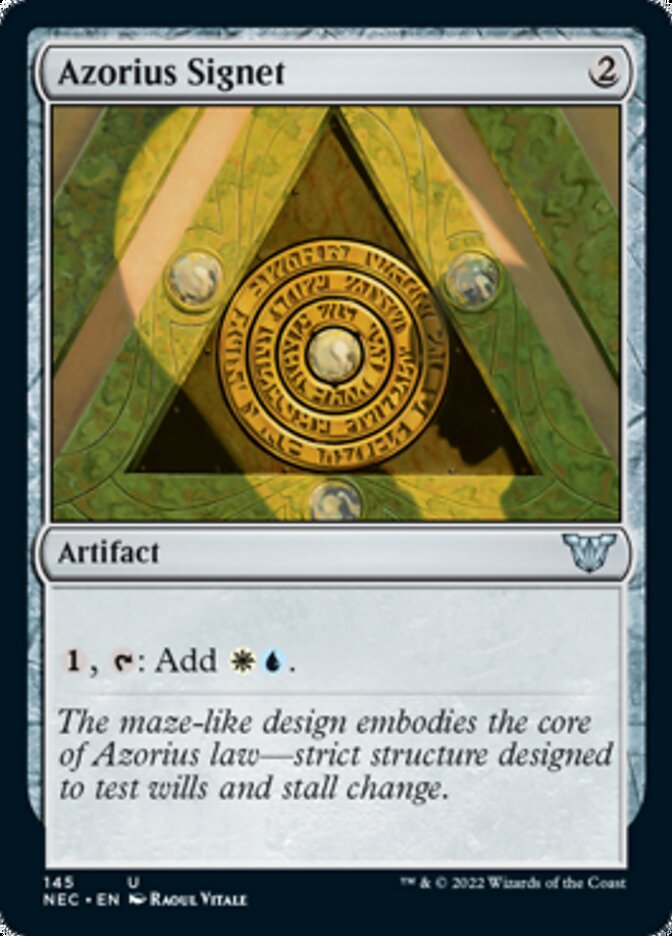 Azorius Signet [Kamigawa: Neon Dynasty Commander] | Webway Games