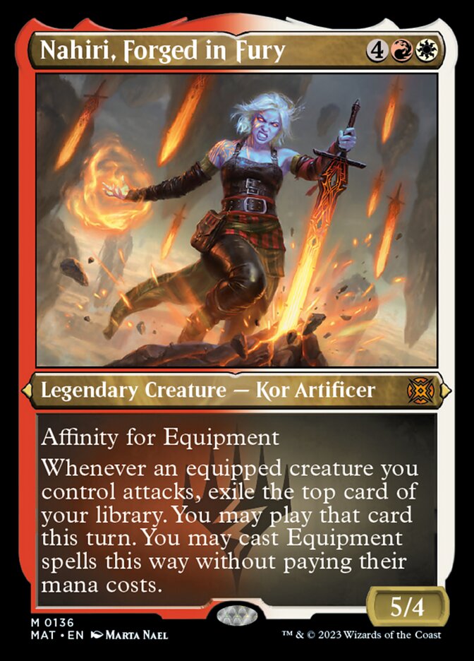 Nahiri, Forged in Fury (Foil Etched) [March of the Machine: The Aftermath] | Webway Games