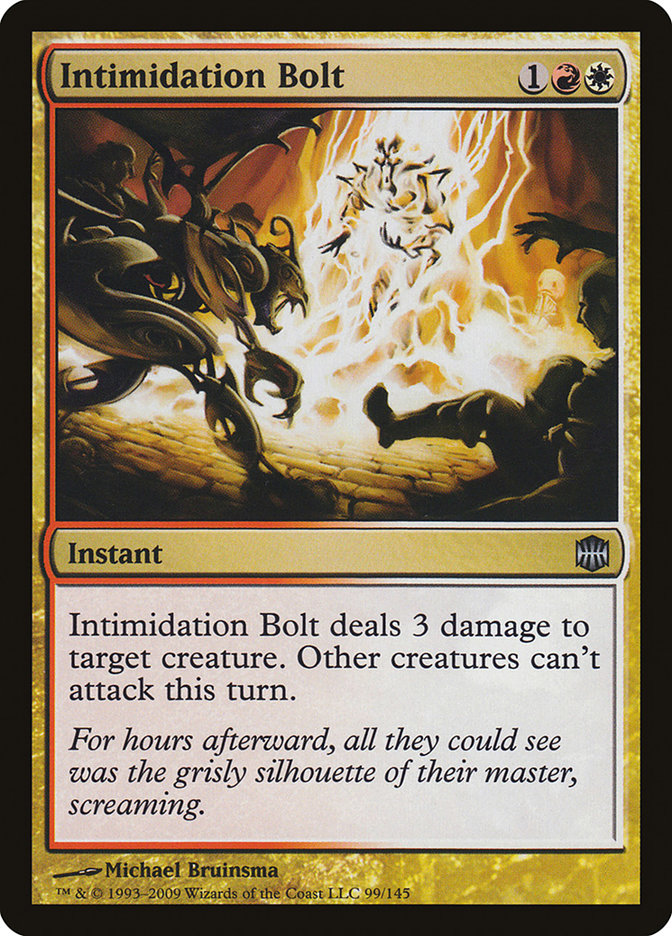 Intimidation Bolt [Alara Reborn] | Webway Games