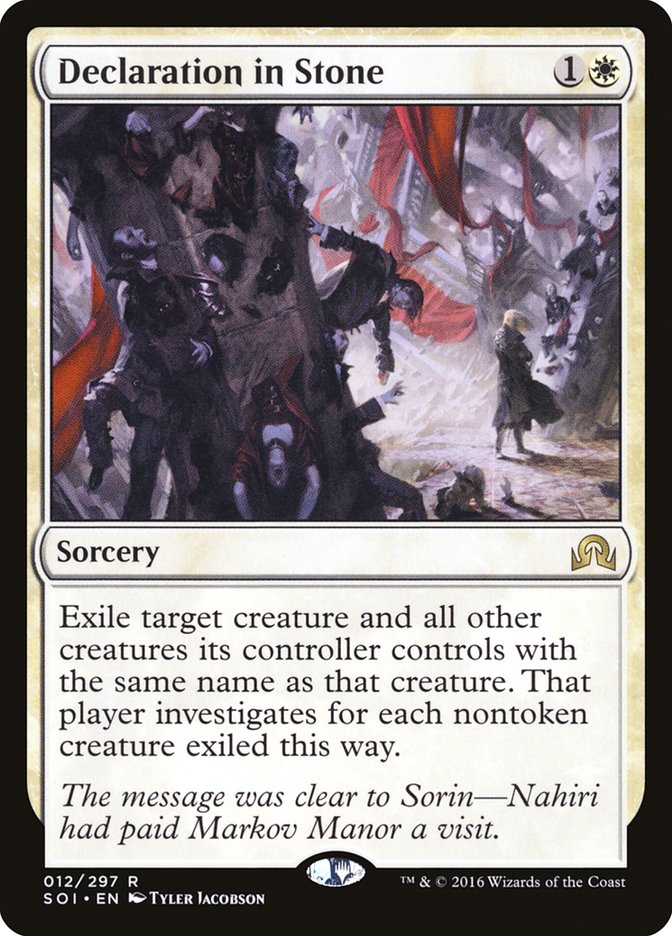Declaration in Stone [Shadows over Innistrad] | Webway Games