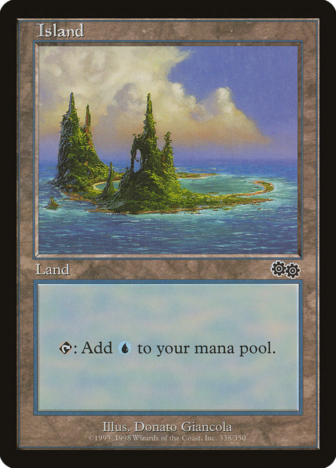 Island (#338) [Urza's Saga] | Webway Games