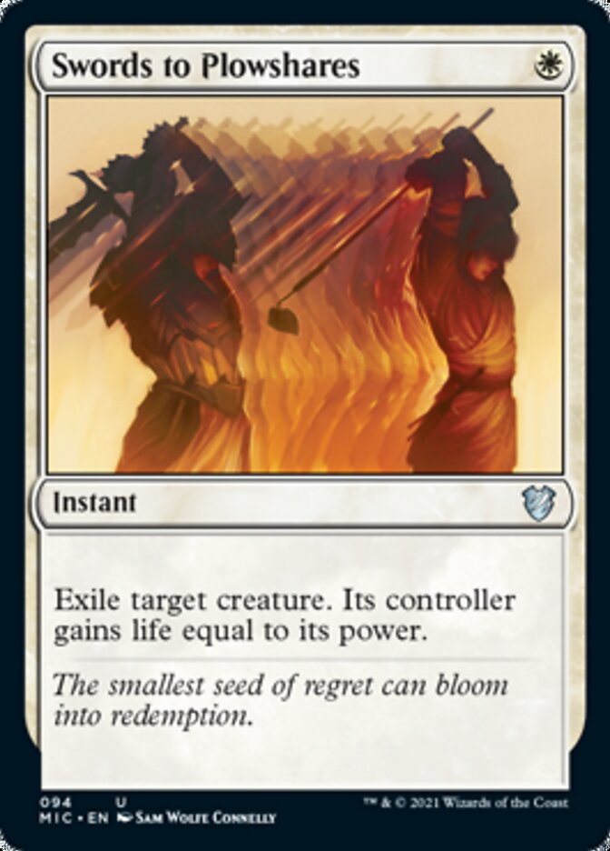 Swords to Plowshares [Innistrad: Midnight Hunt Commander] | Webway Games