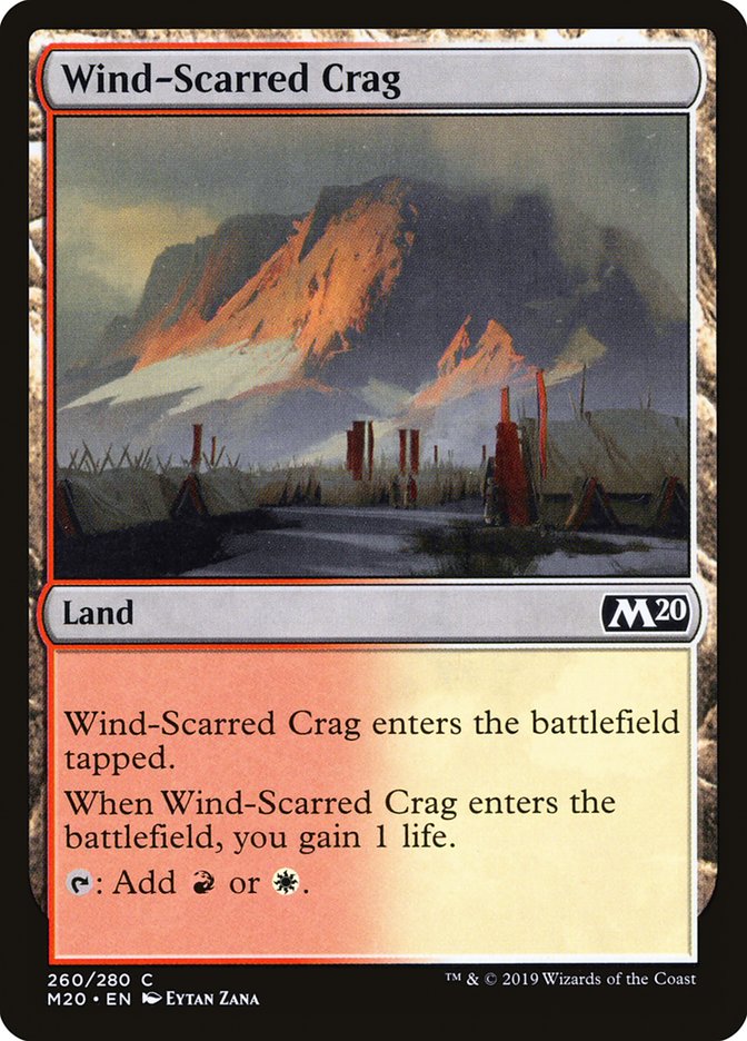 Wind-Scarred Crag [Core Set 2020] | Webway Games