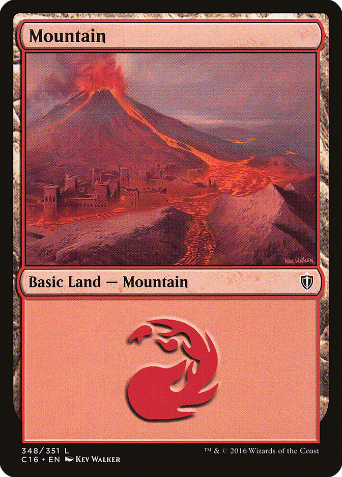 Mountain (#348) [Commander 2016] | Webway Games