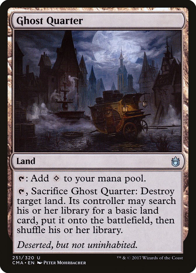 Ghost Quarter [Commander Anthology] | Webway Games